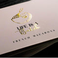 Load image into Gallery viewer, Gold foil business cards
